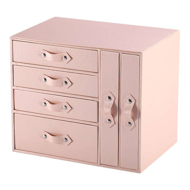 Multi-layer drawer-style fresh girl desktop jewelry armoire