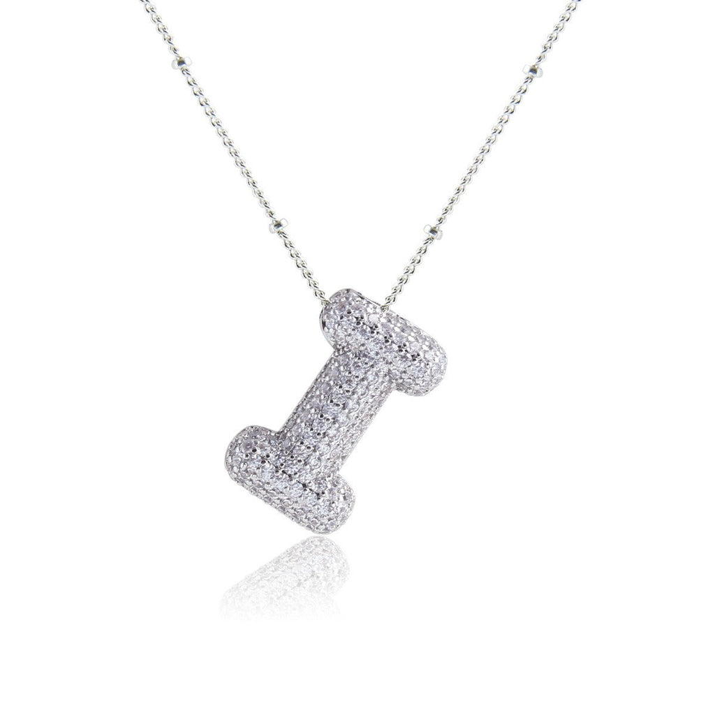 Bubble Initial Necklace