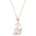 Pink Swan Necklace