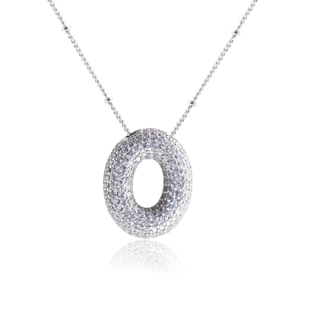 Bubble Initial Necklace