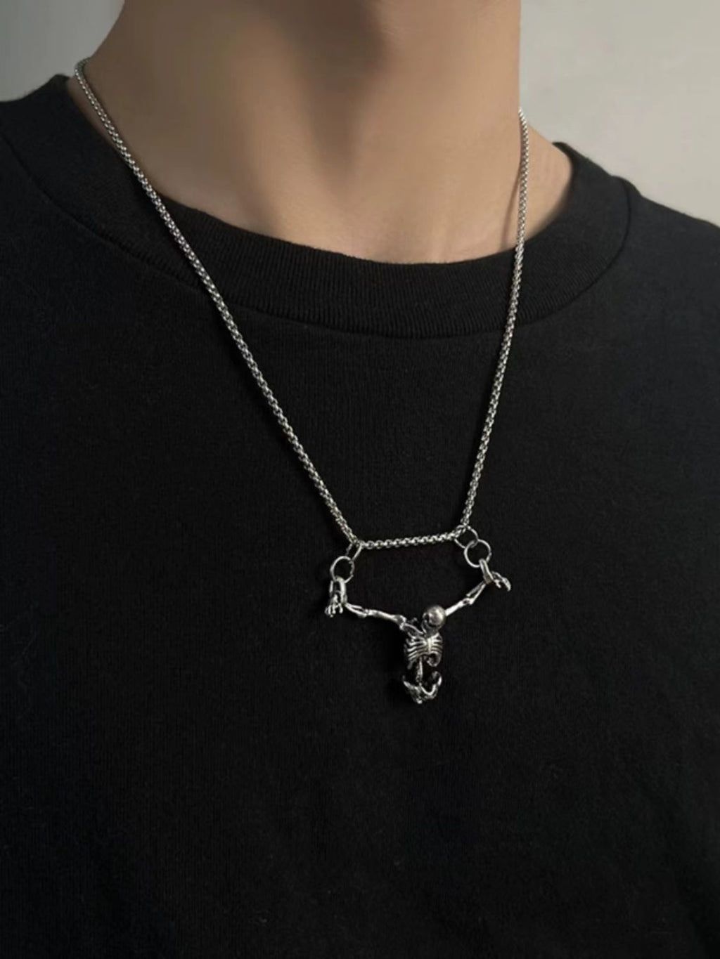 Halloween Skull Pendant Necklace