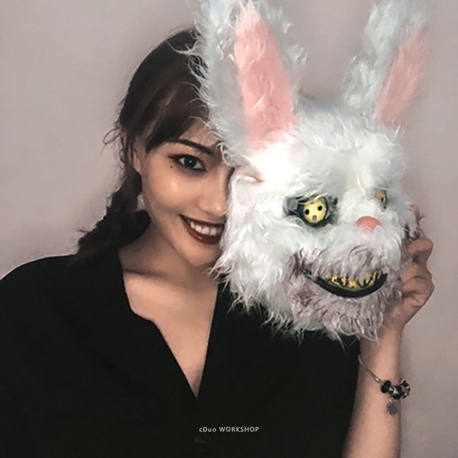 Halloween Rabbit & Bear Masks