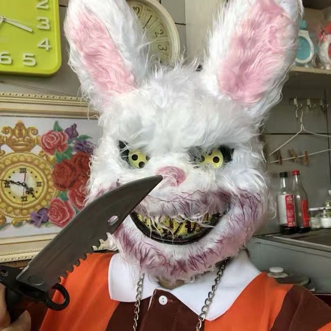 Halloween Rabbit & Bear Masks