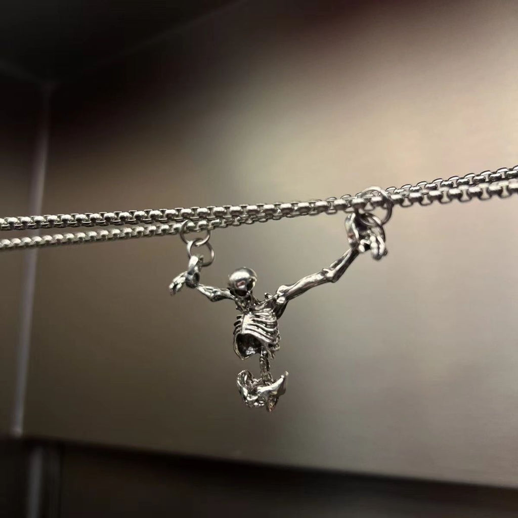 Halloween Skull Pendant Necklace