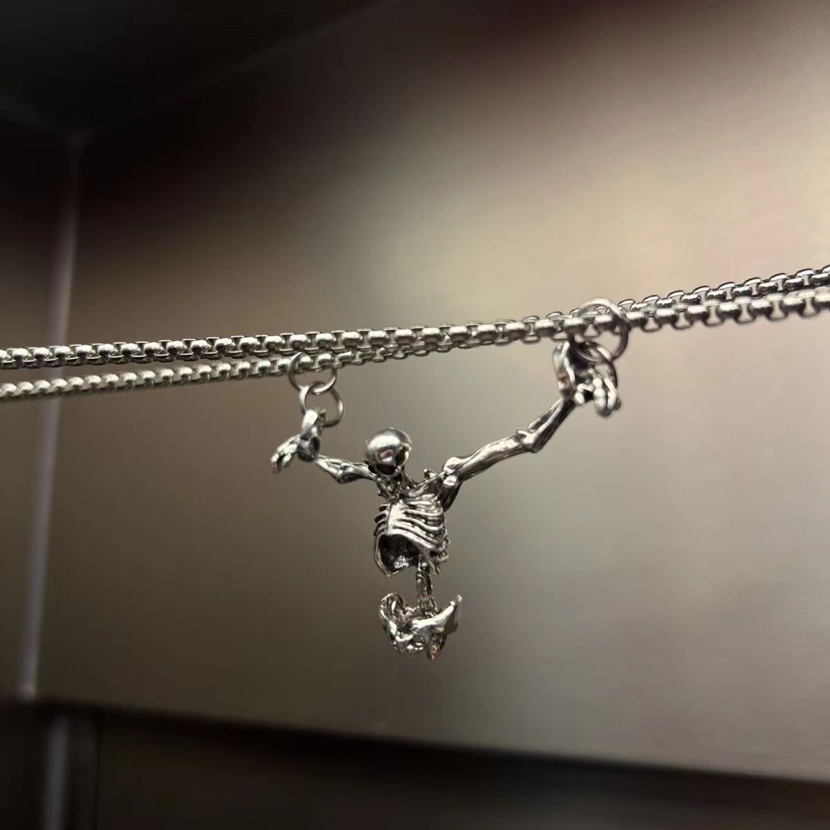 Halloween Skull Pendant Necklace