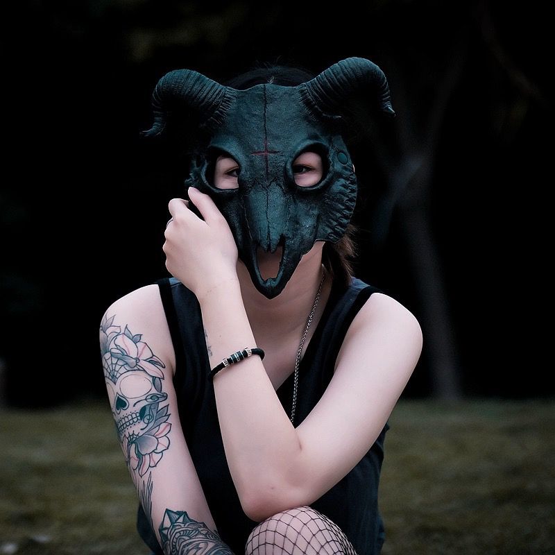 Halloween Goat Masks