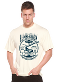 Authentic Lumberjack Men's Bamboo Viscose/Organic Cotton Short Sleeve Graphic T-Shirt