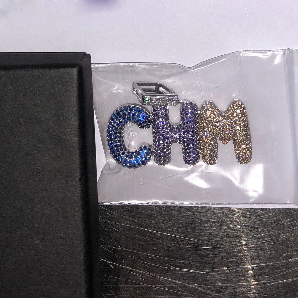 Personalized Bubble Letter Necklace