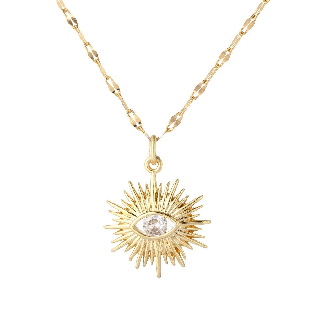 Blue Eye Pendant Necklace
