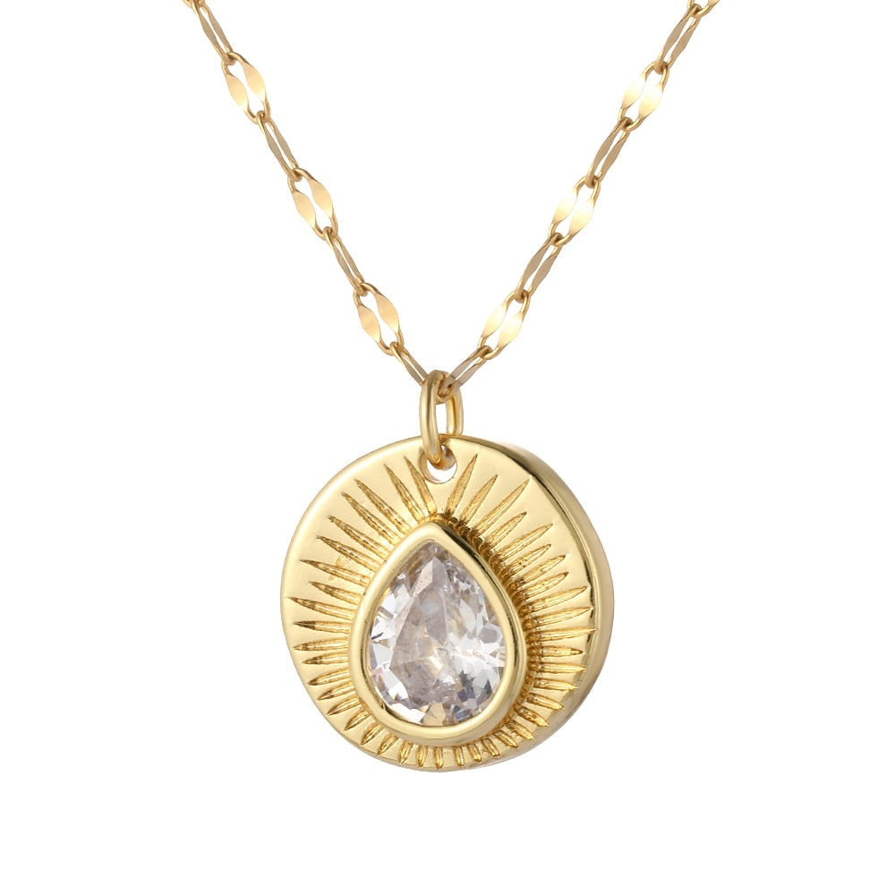 Blue Eye Pendant Necklace