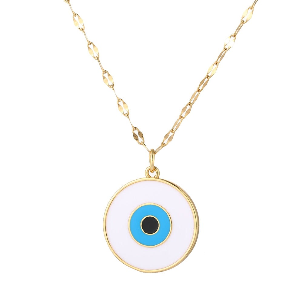 Blue Eye Pendant Necklace