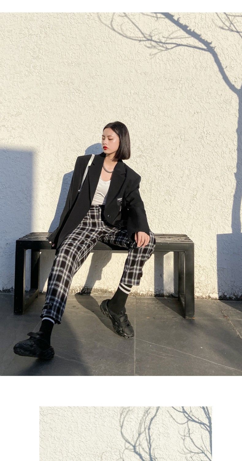Oversized Wide-Shoulder Blazer