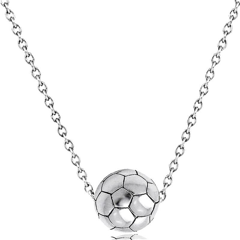 Basketball Pendant Necklace