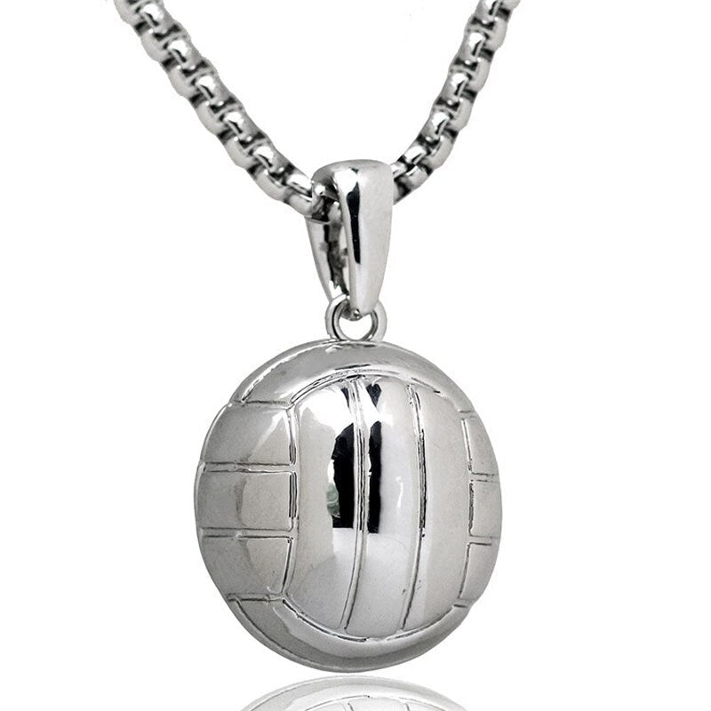 Basketball Pendant Necklace