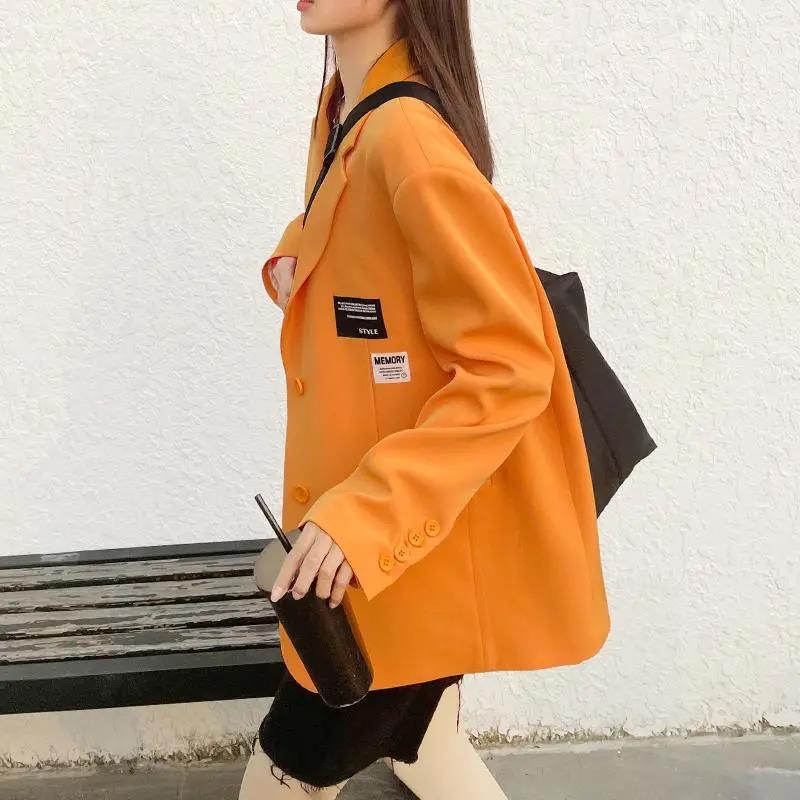 Oversized Wide-Shoulder Blazer