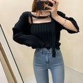 Camisole and Knit Cardigan Set
