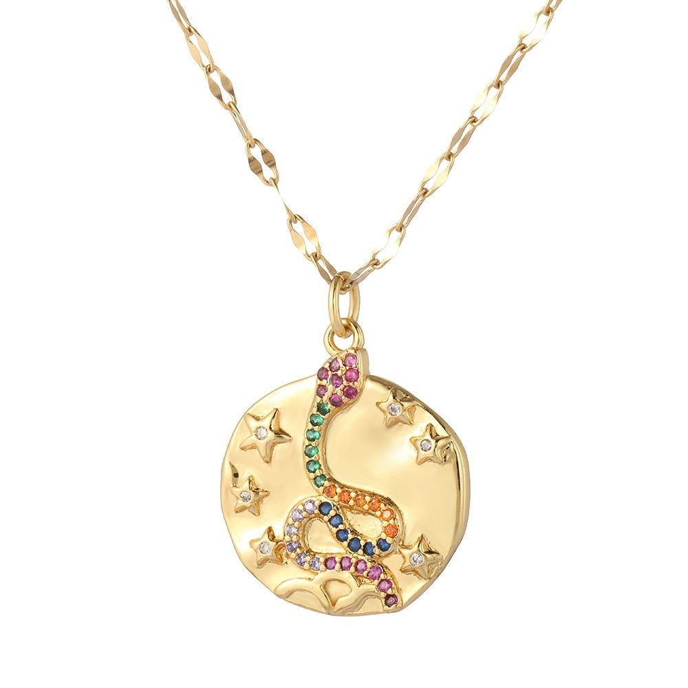 Blue Eye Pendant Necklace