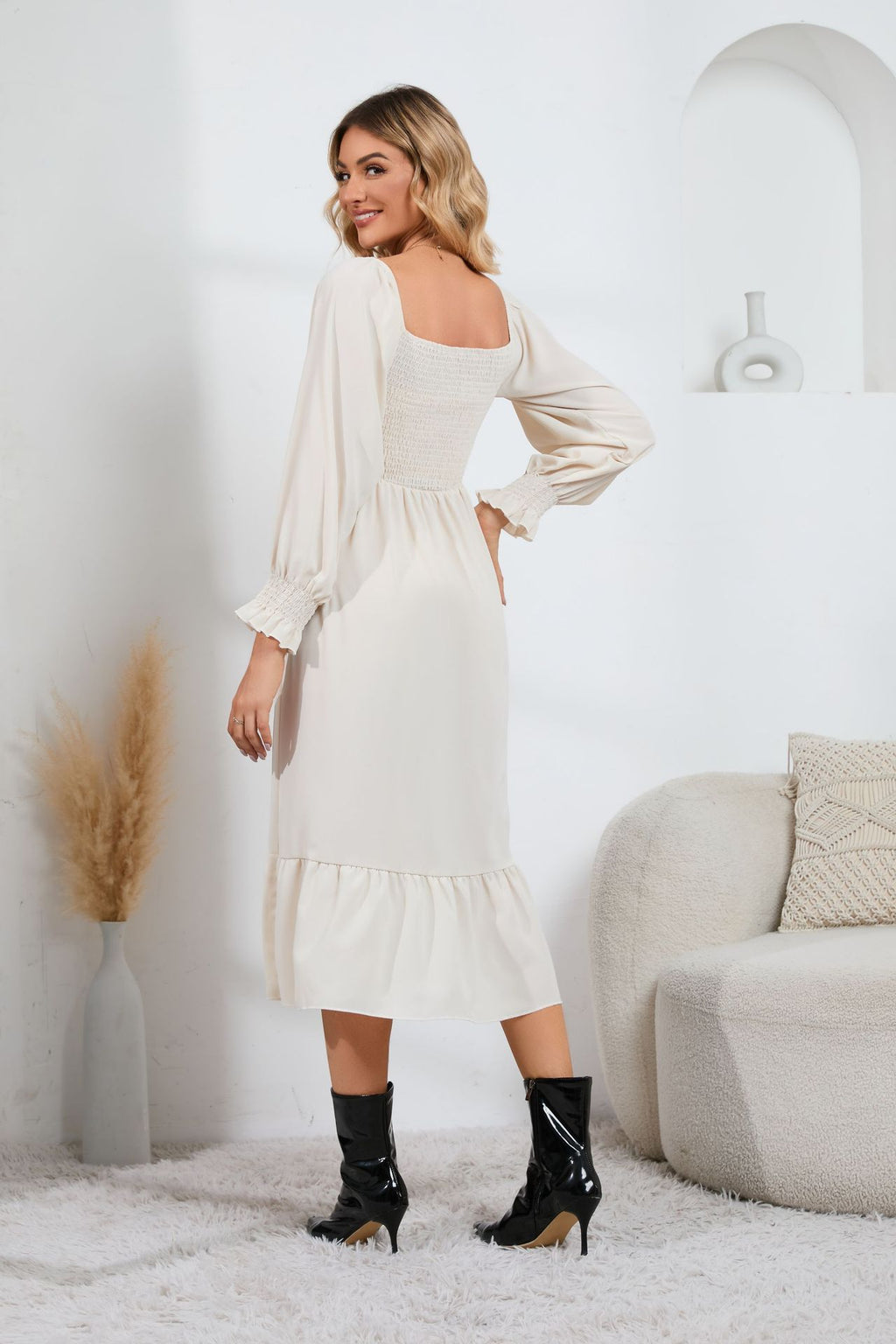 Floral Chiffon Maternity Dress