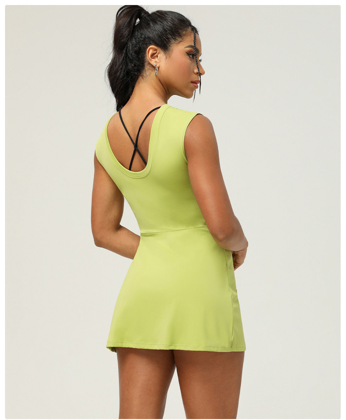 Lace-Up Athletic Skirt