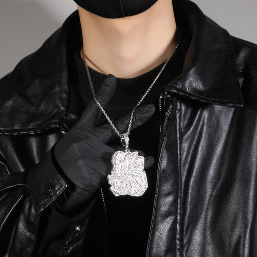 80s Baby Pendant Necklace