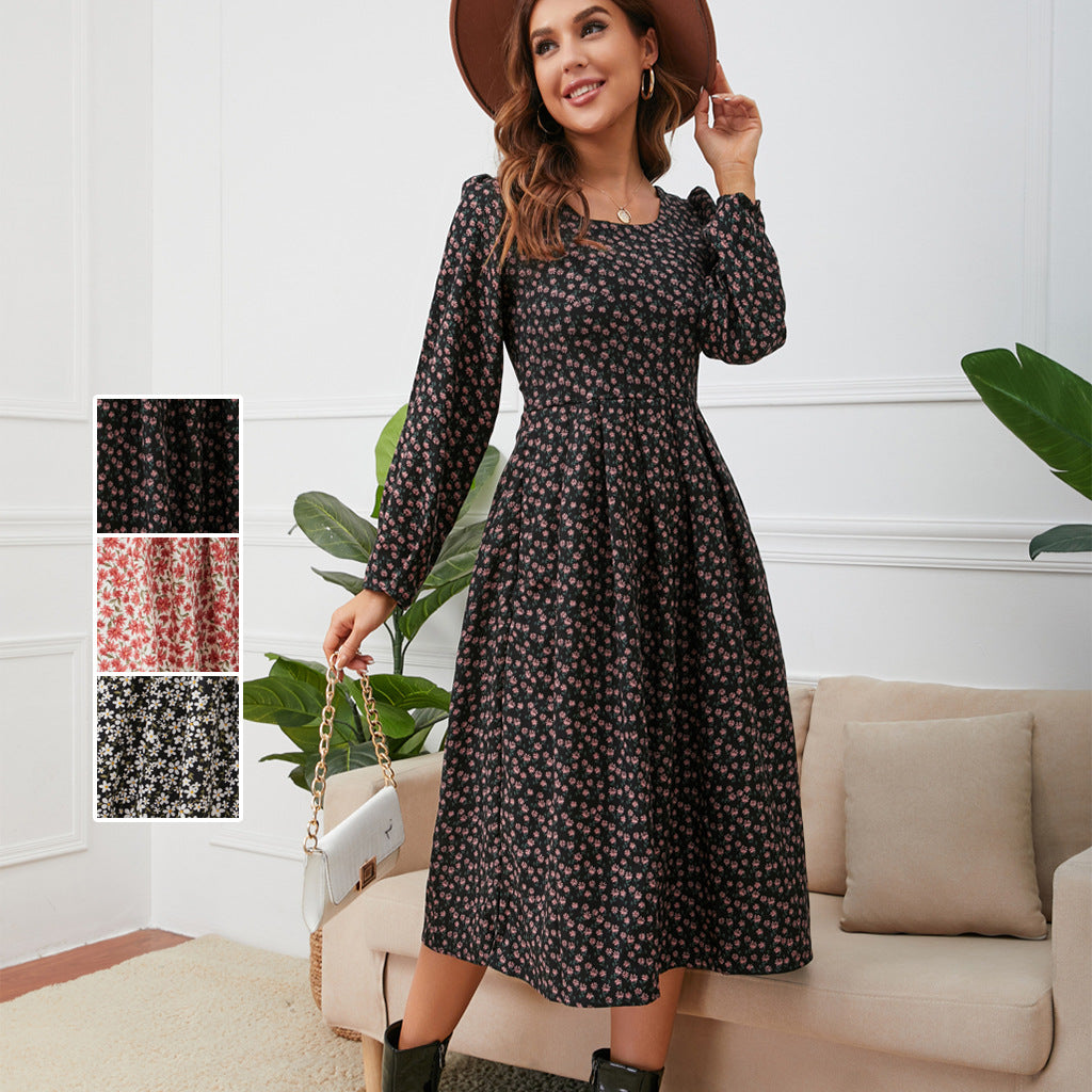 Floral Chiffon Maternity Dress