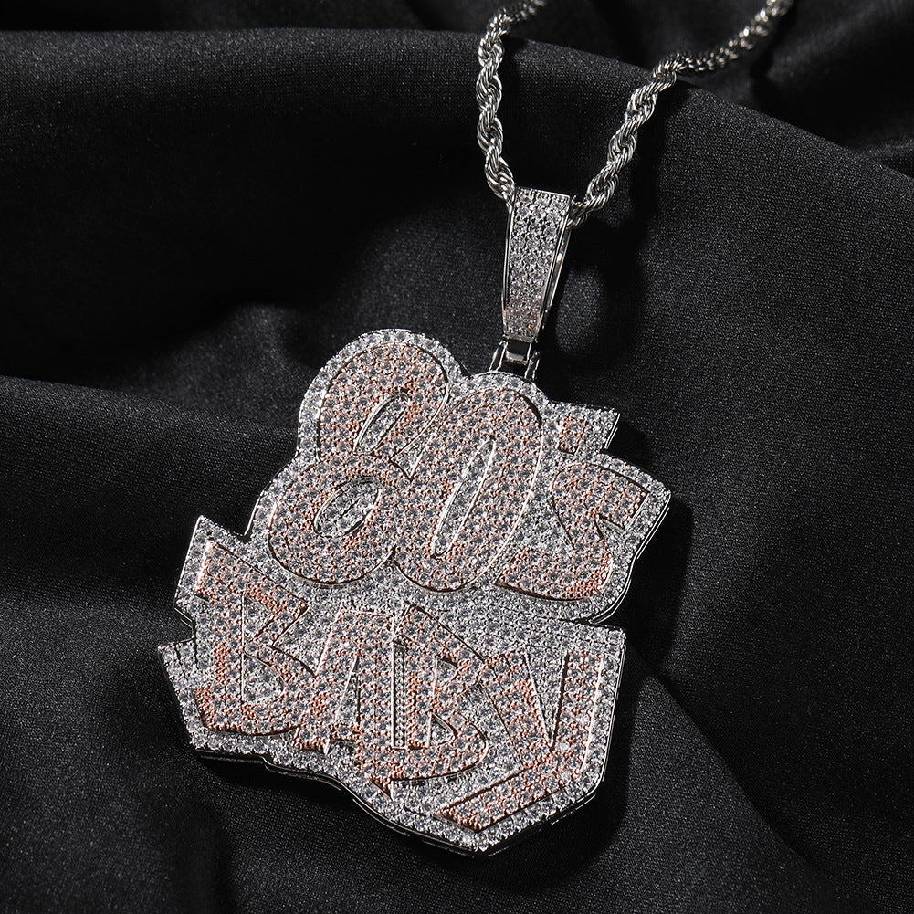 80s Baby Pendant Necklace