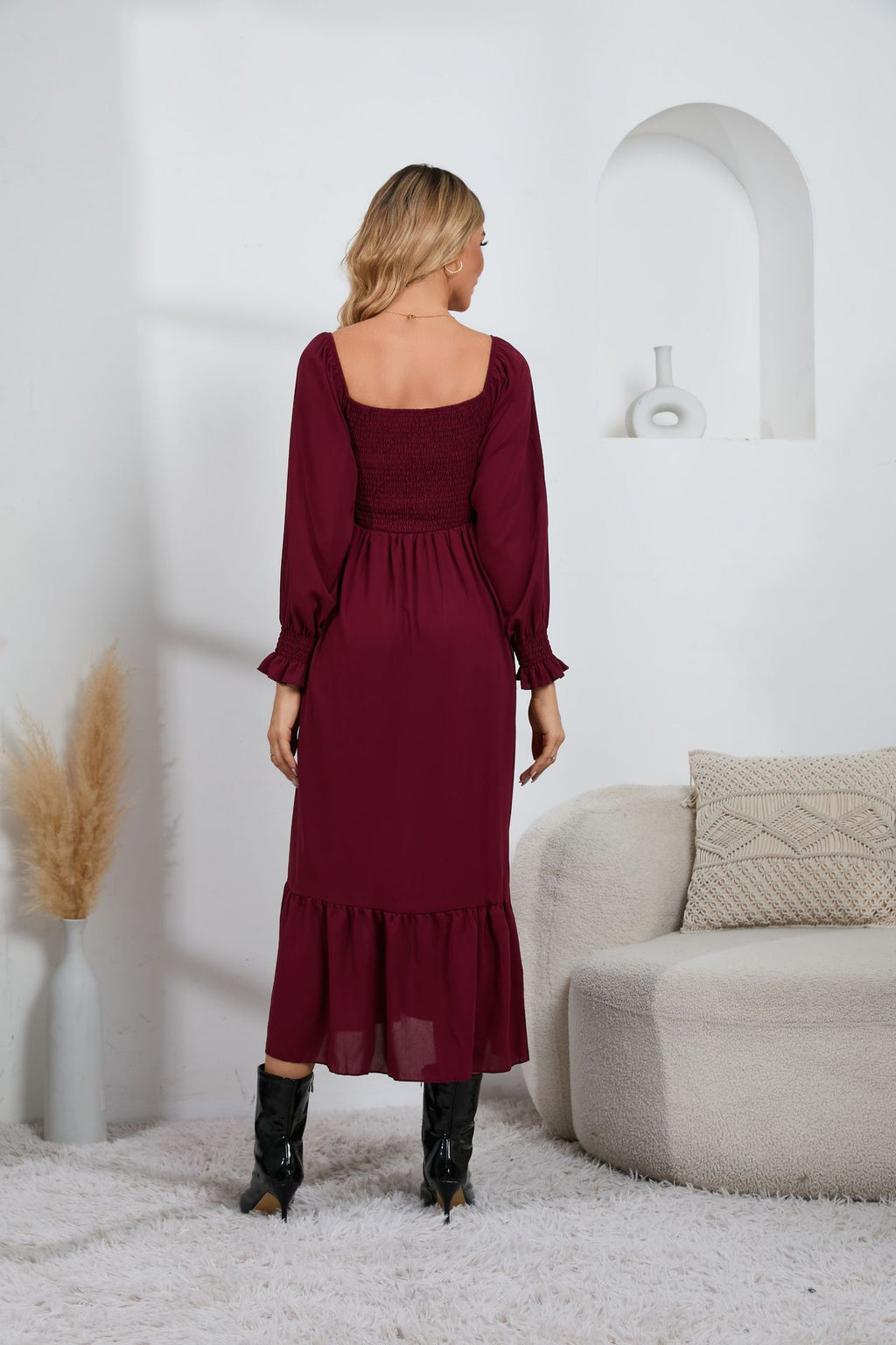 Floral Chiffon Maternity Dress