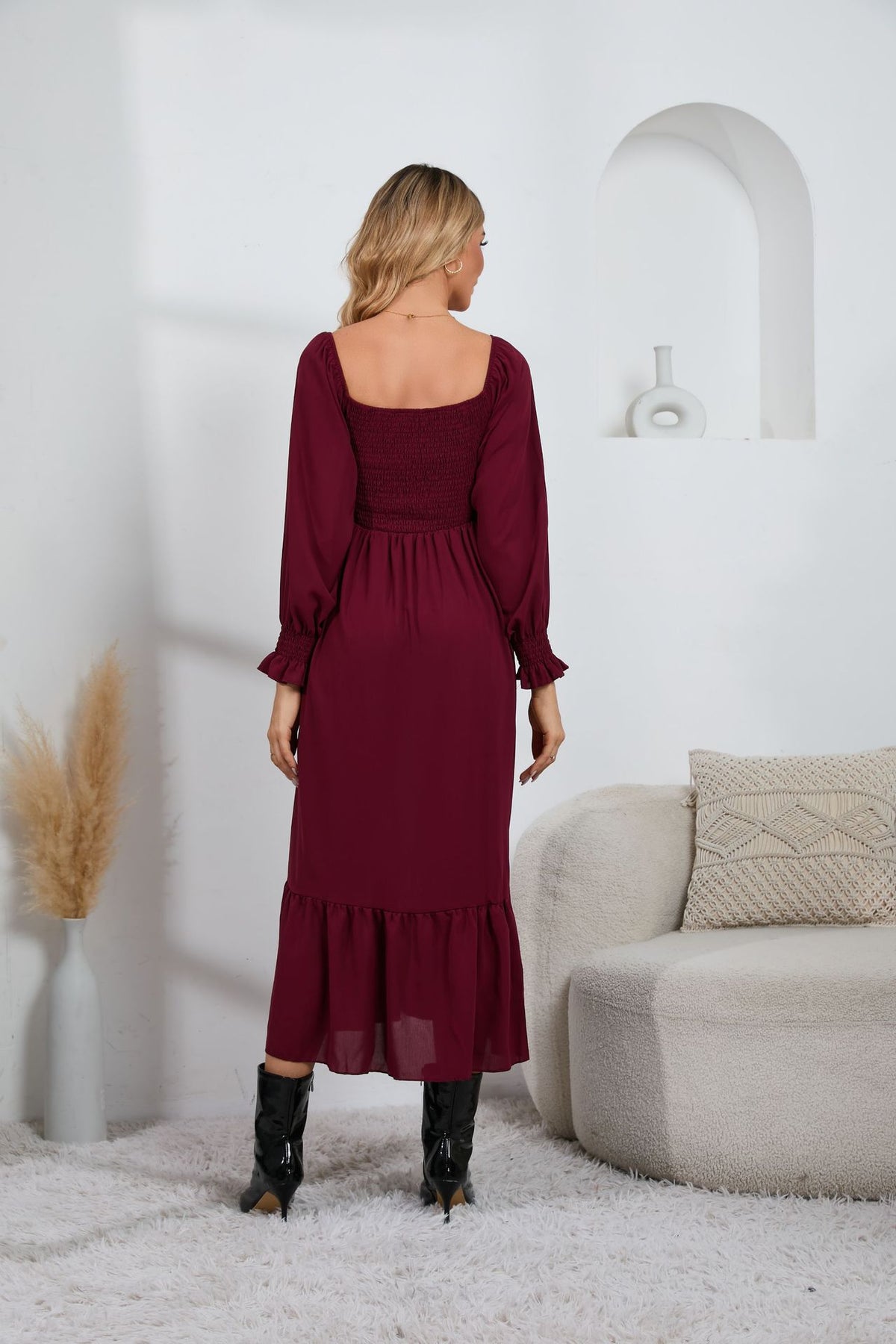 Floral Chiffon Maternity Dress