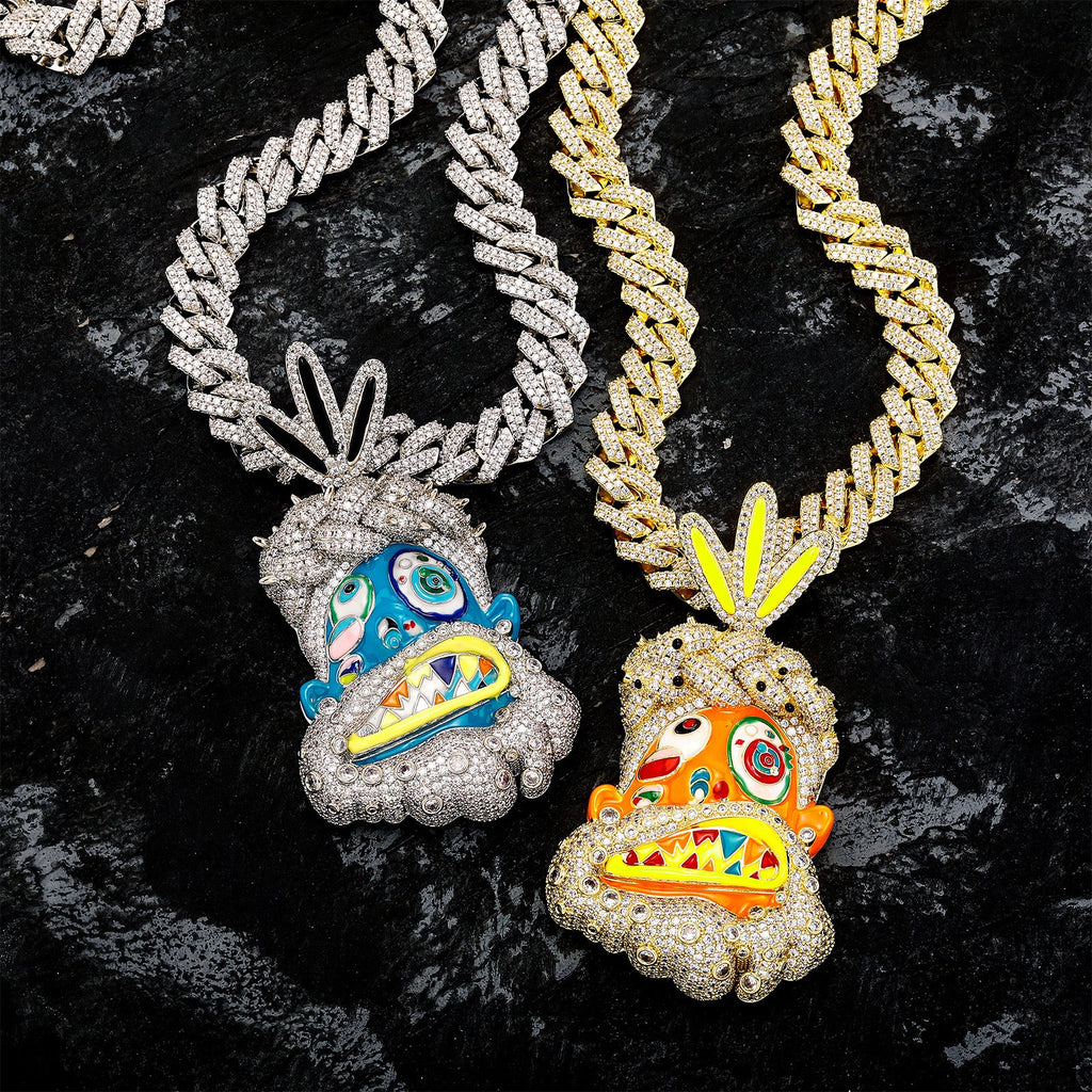 Colorful Cartoon Pendant Necklace