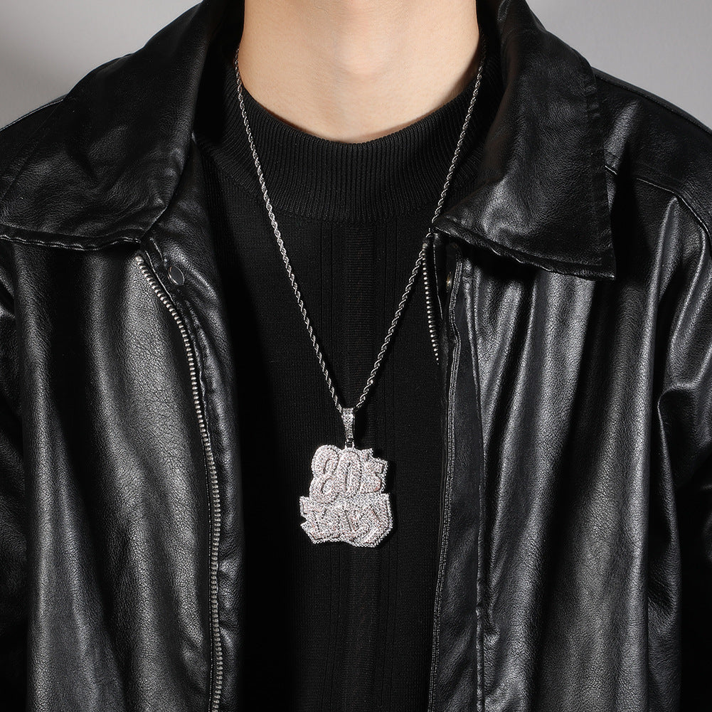 80s Baby Pendant Necklace
