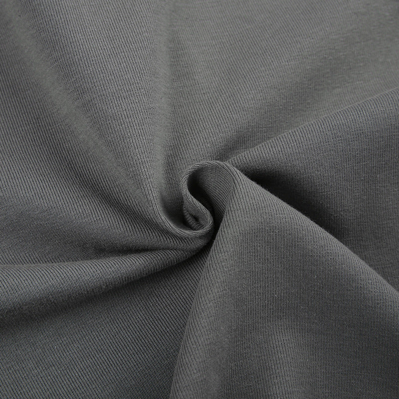 Slim-Fit Short-Sleeve Zip-Neck Top