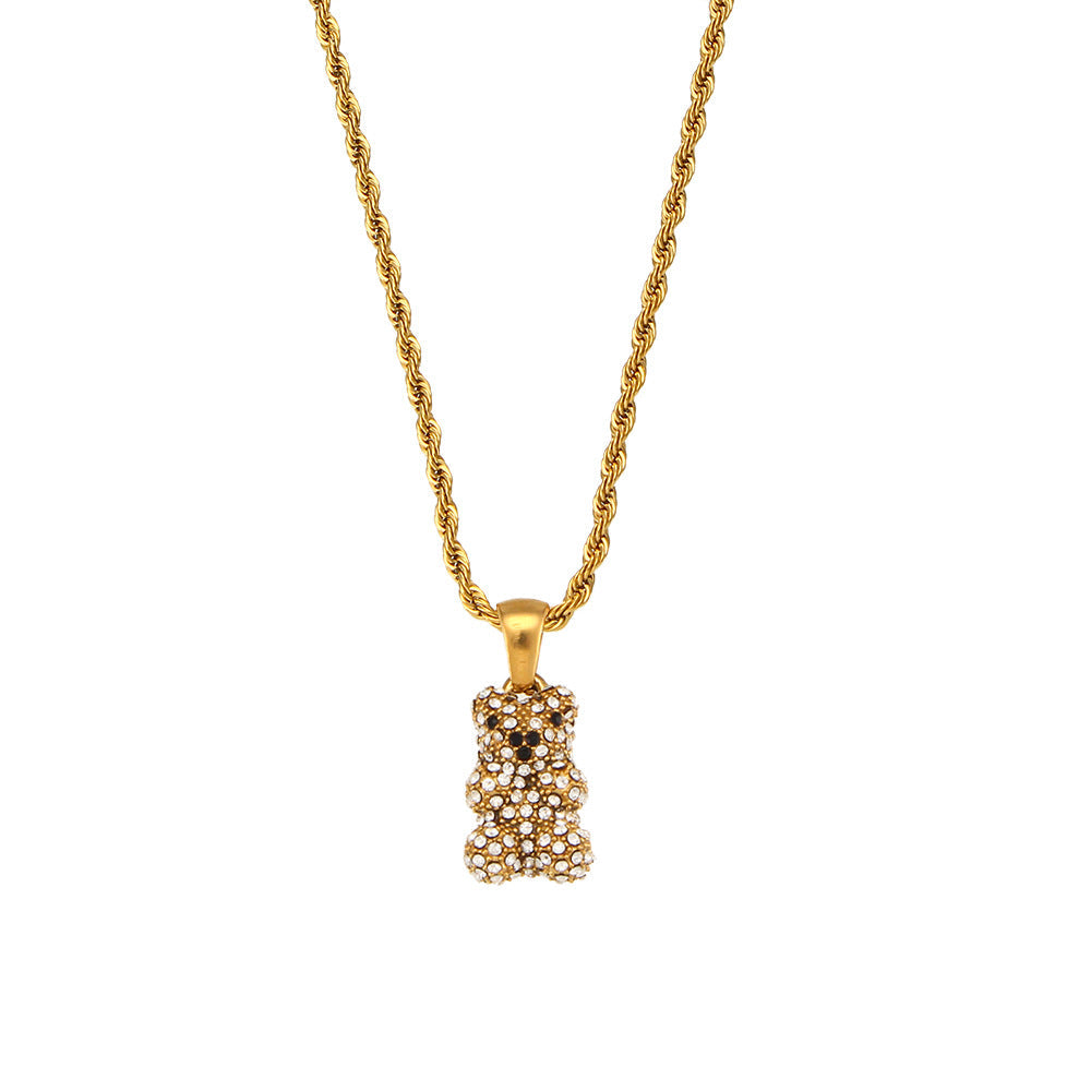 Bear Pendant Necklace