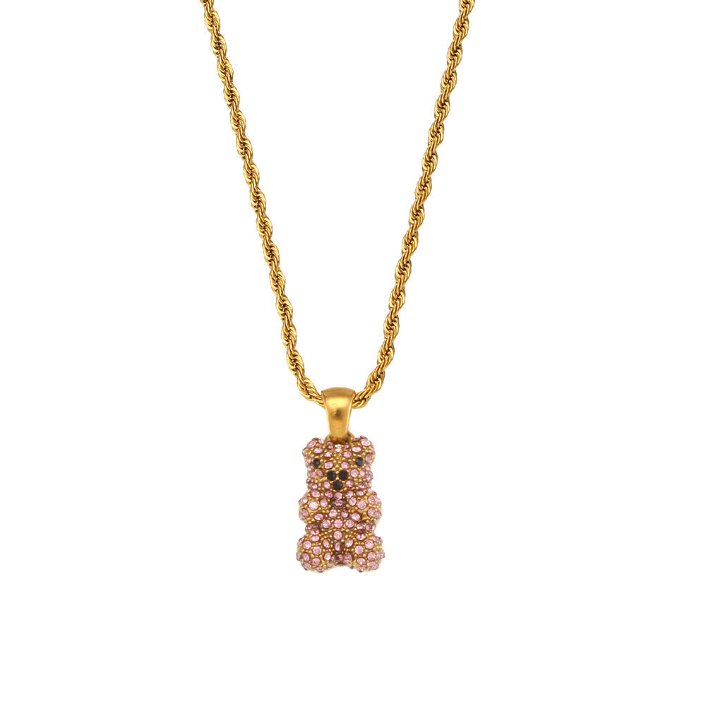 Bear Pendant Necklace