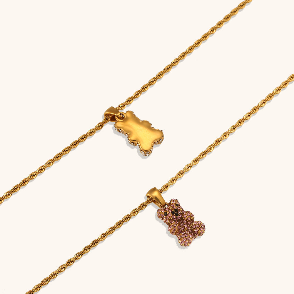 Bear Pendant Necklace