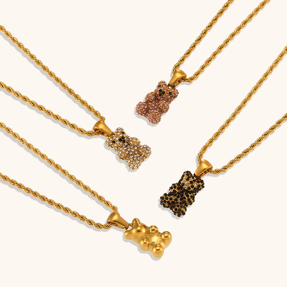 Bear Pendant Necklace
