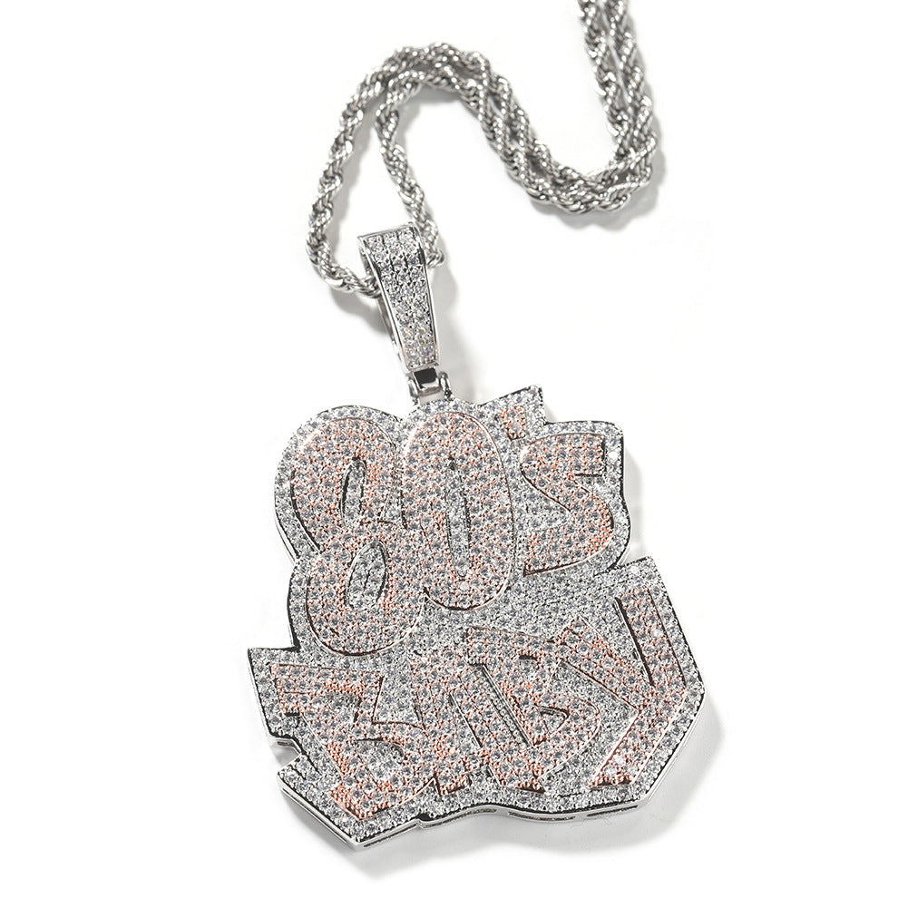 80s Baby Pendant Necklace