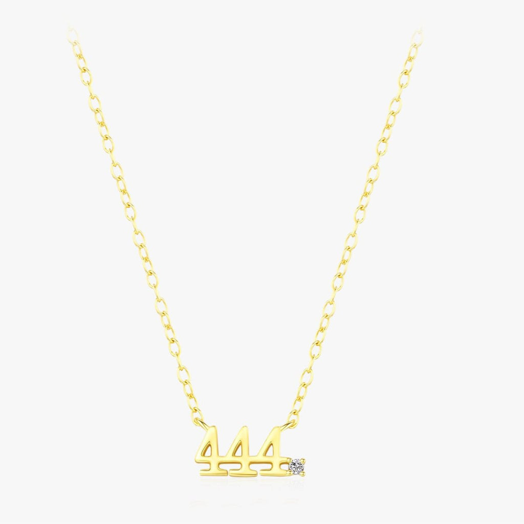 444 Sterling Silver Necklace