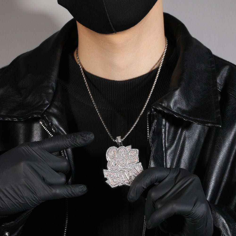 80s Baby Pendant Necklace