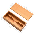 Bamboo Utensil Storage Box with Lid