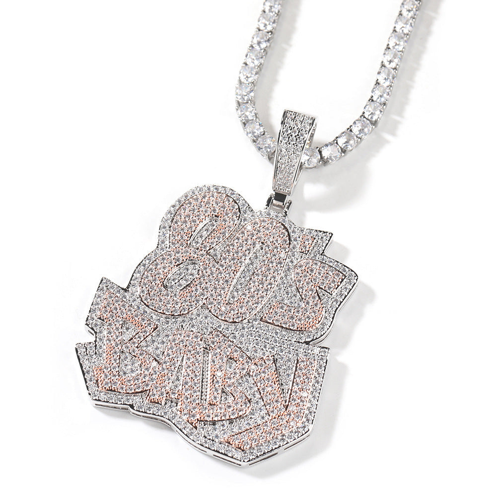 80s Baby Pendant Necklace