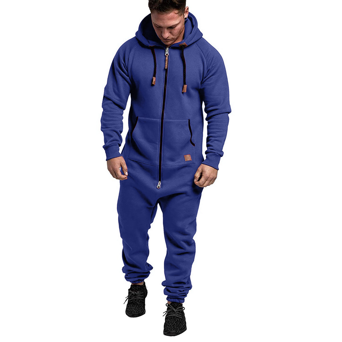 Men’s Hooded Fleece Jumpsuit
