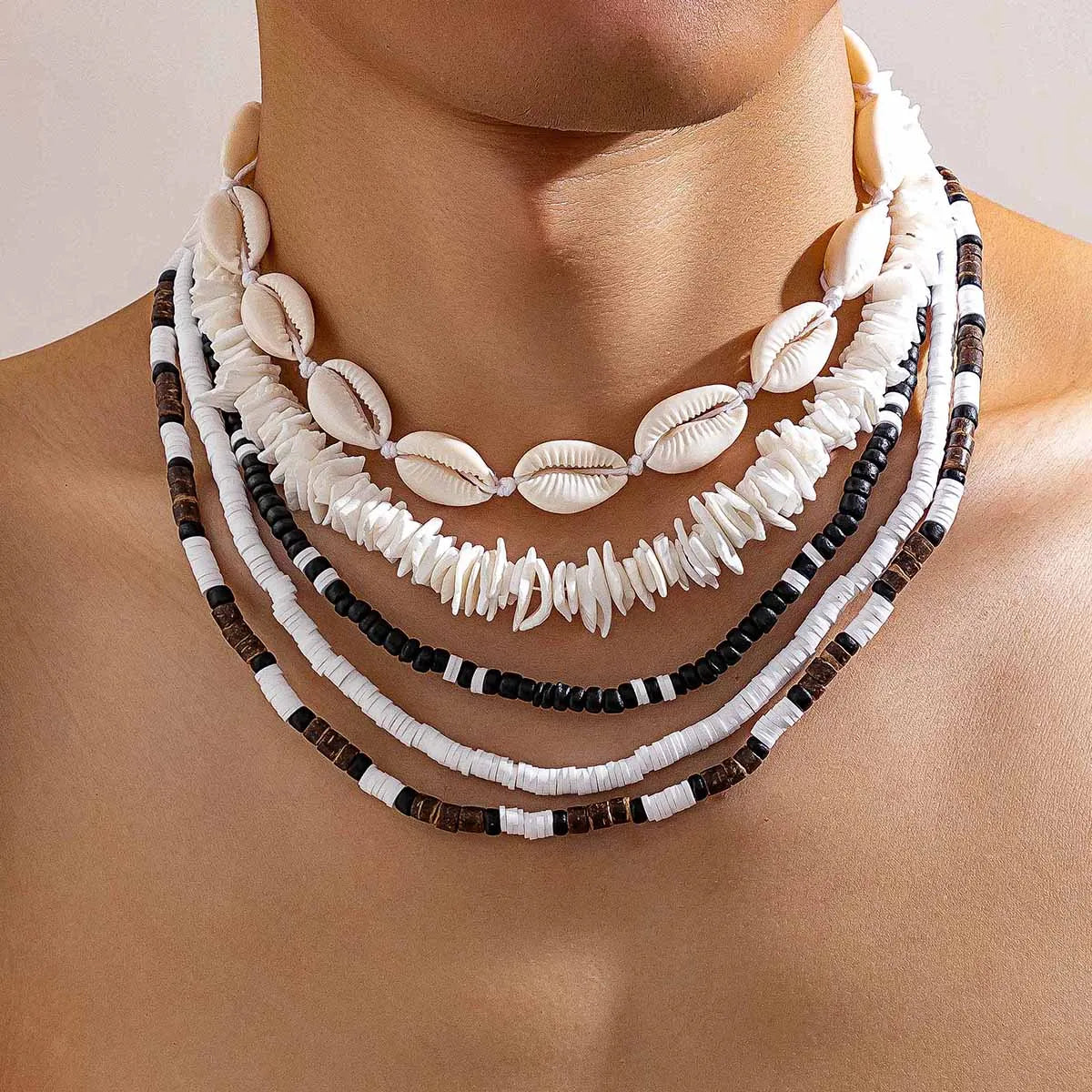 Bohemian-Style Beaded Necklace