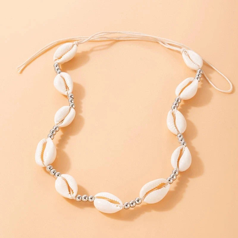Natural Shell Choker Necklace