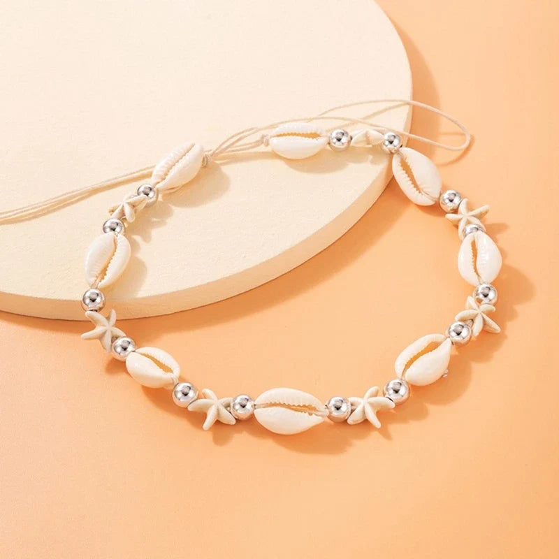 Natural Shell Choker Necklace