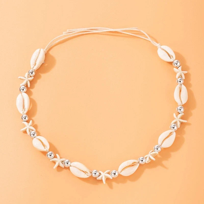 Natural Shell Choker Necklace