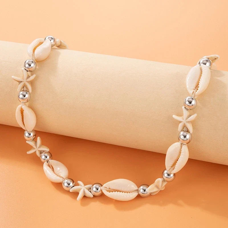 Natural Shell Choker Necklace