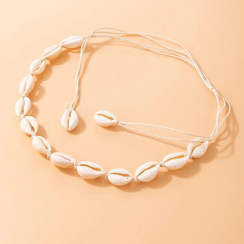 Natural Shell Choker Necklace