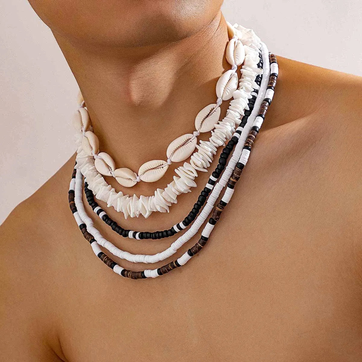 Bohemian-Style Beaded Necklace