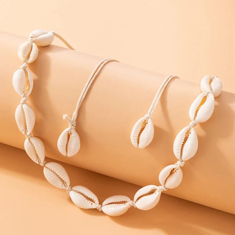 Natural Shell Choker Necklace