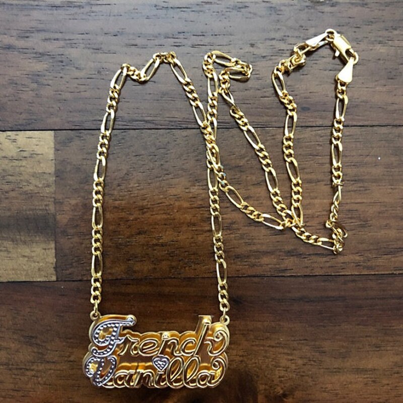 Personalized Gothic Name Necklace